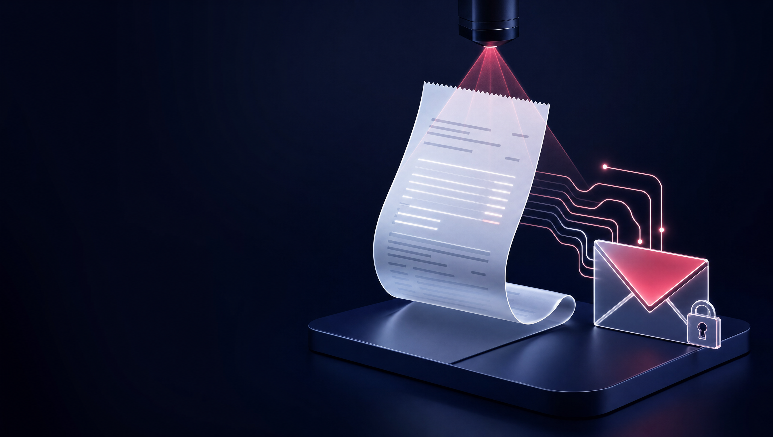 ReceiptM8 transforms a captured receipt into organised business data